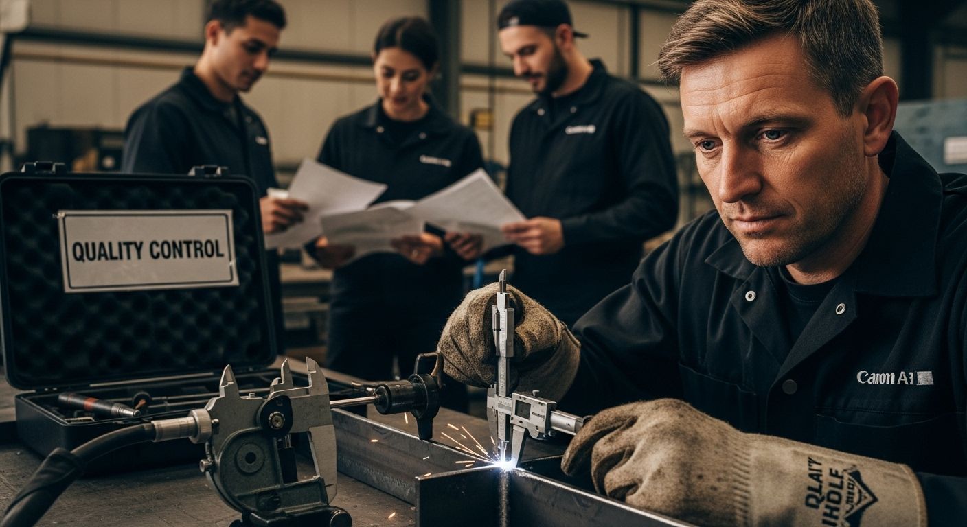 steel welding quality inspection