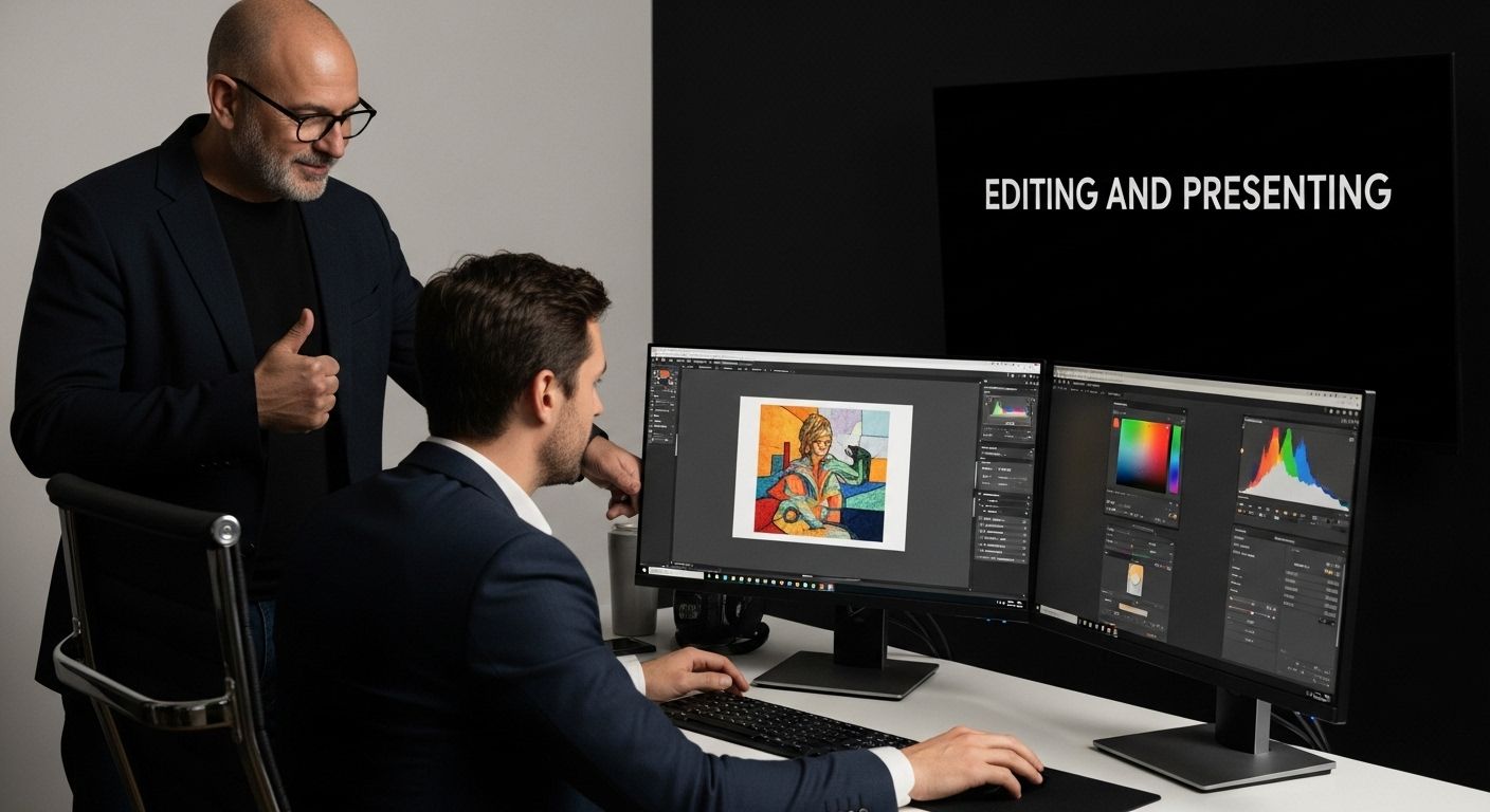 artwork editing computer