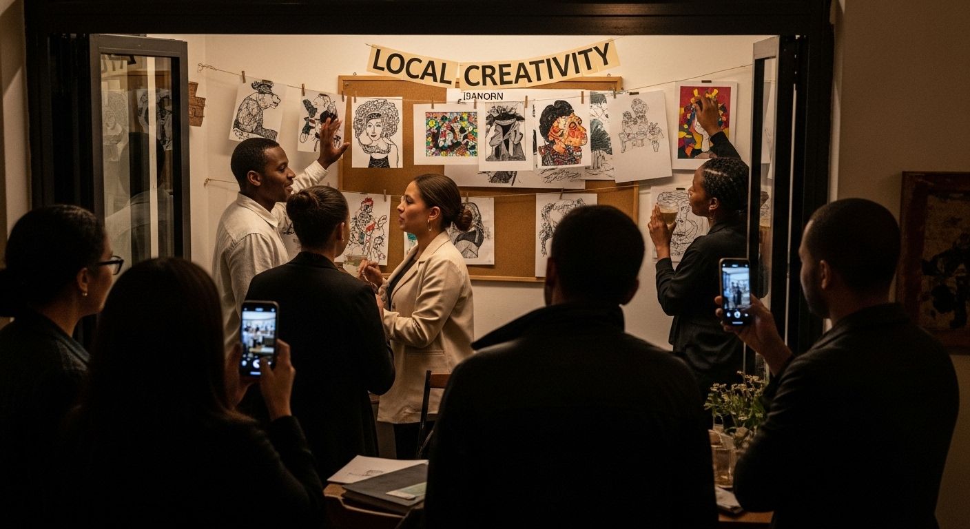 community art challenge exhibition