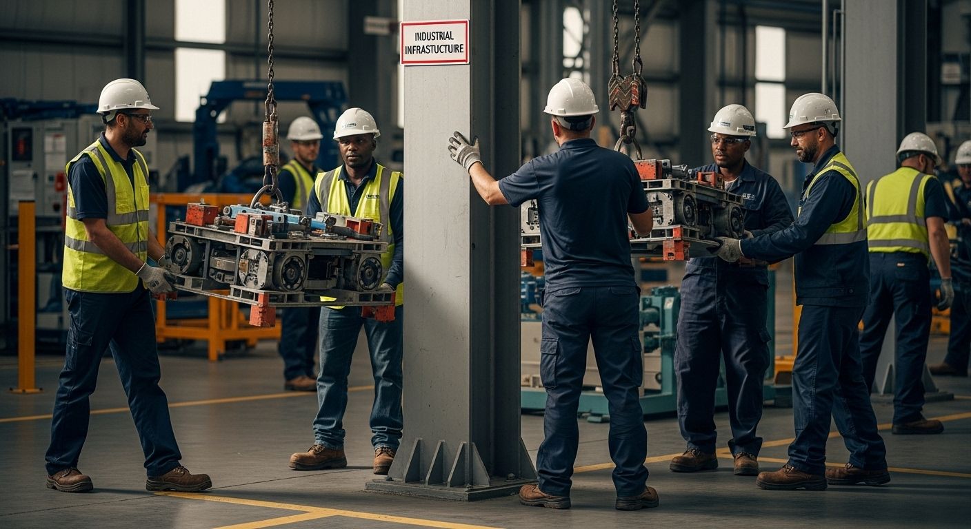 industrial structural steel facility