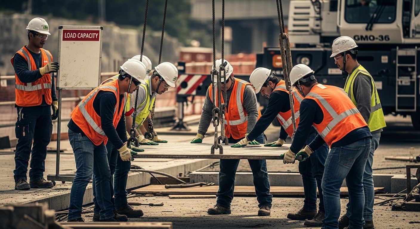 steel plate construction load