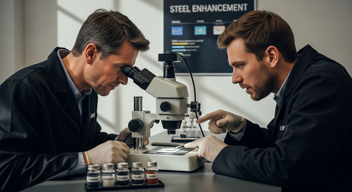 steel alloying enhancement