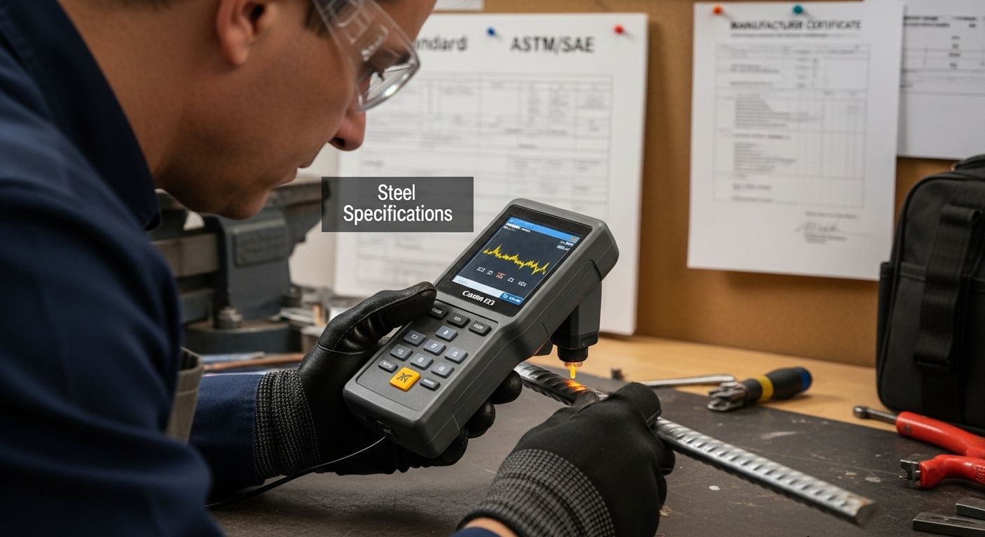 steel grade verification