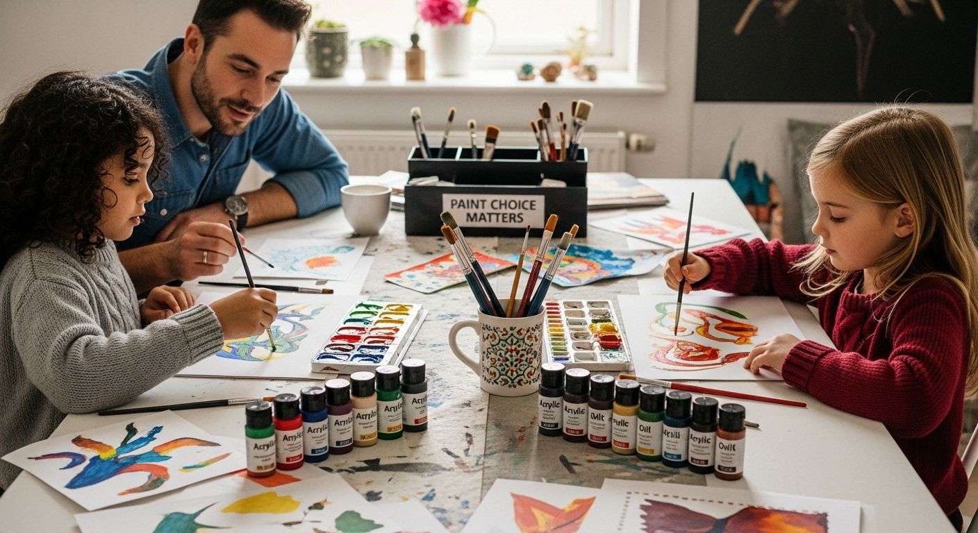family crafting acrylic oil