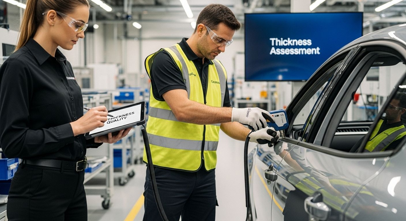 industrial steel thickness assessment