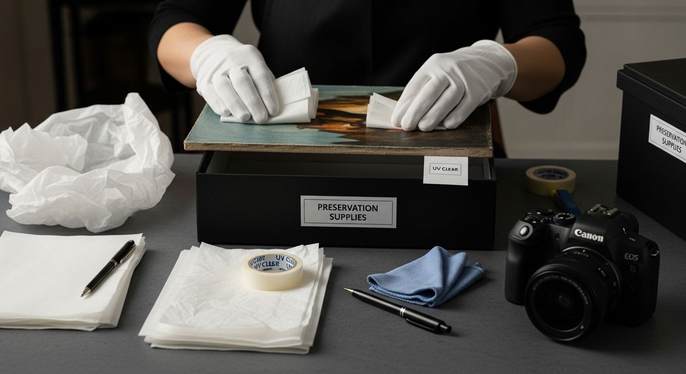 art preservation storage process
