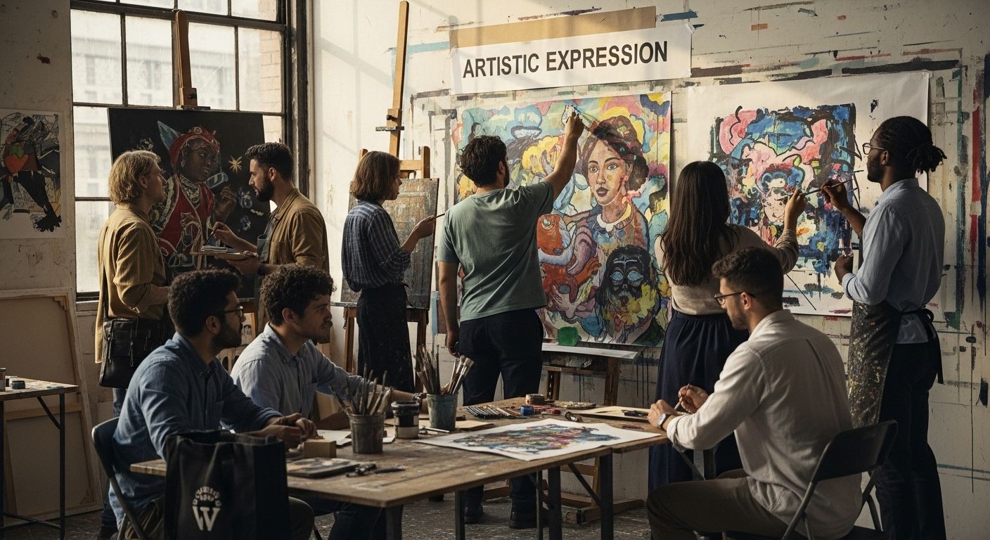 collaborative multicultural art studio