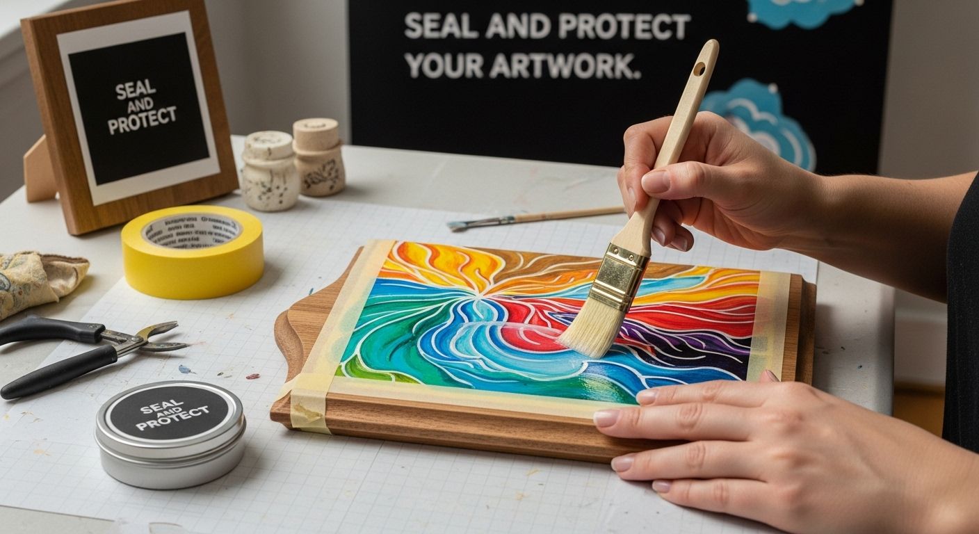 seal painted wood process