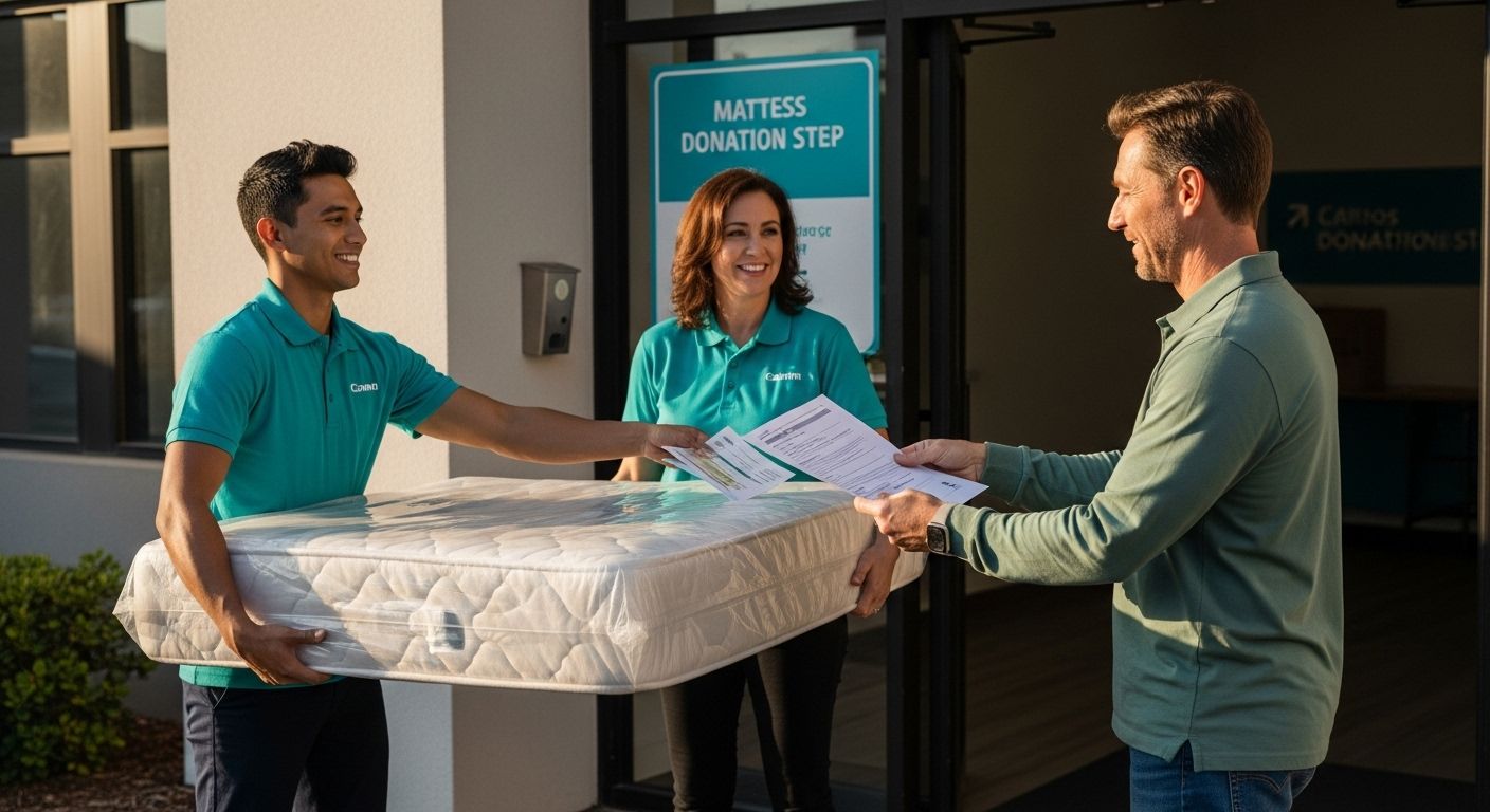 mattress donation center handover