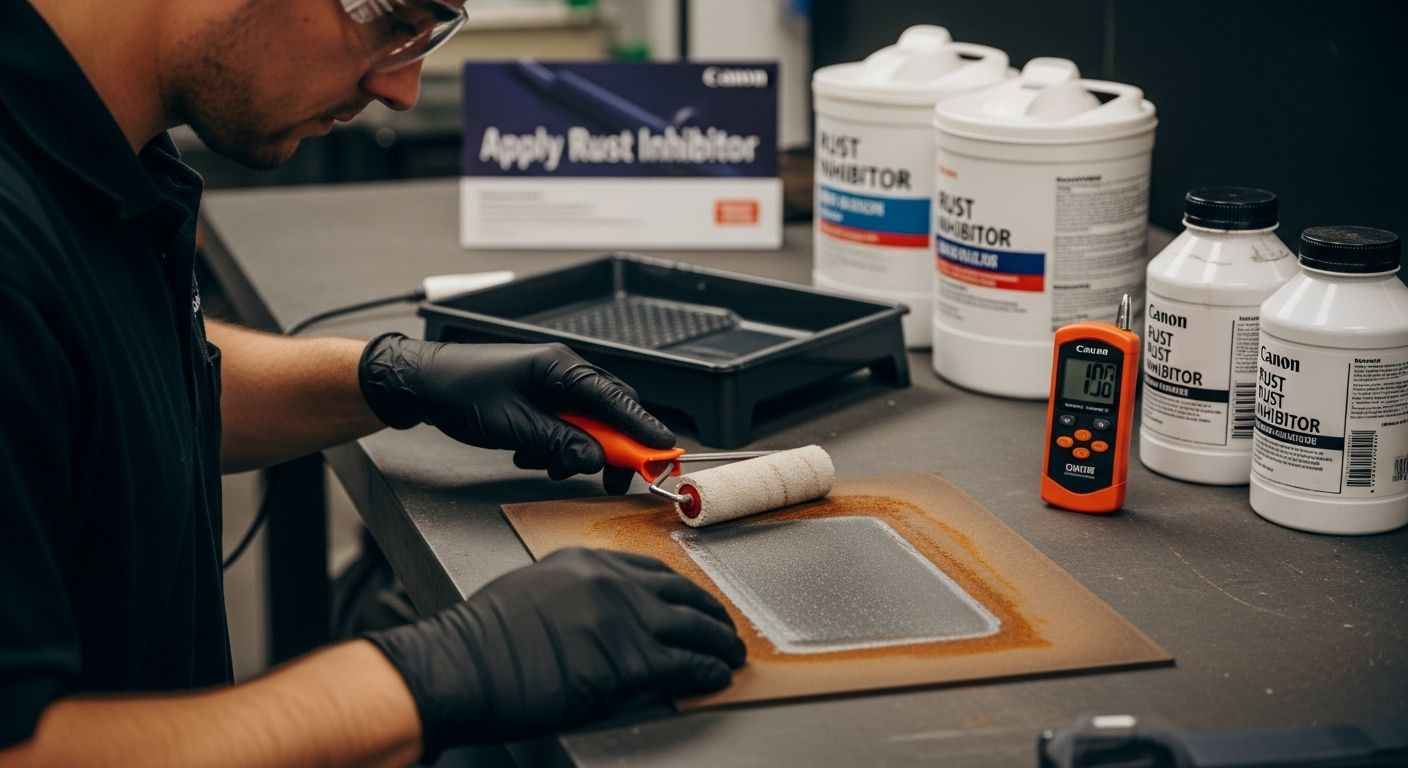 rust inhibitor application steel