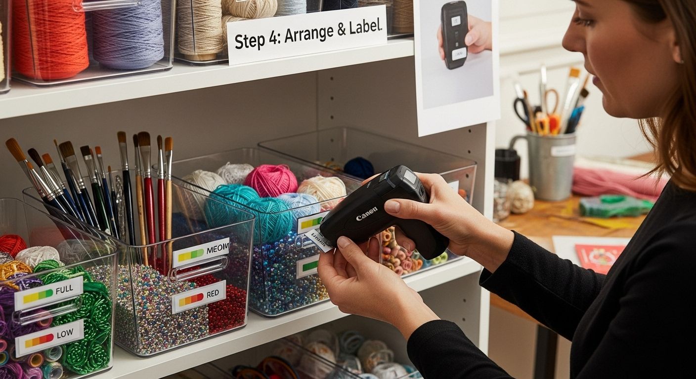 labeling craft storage