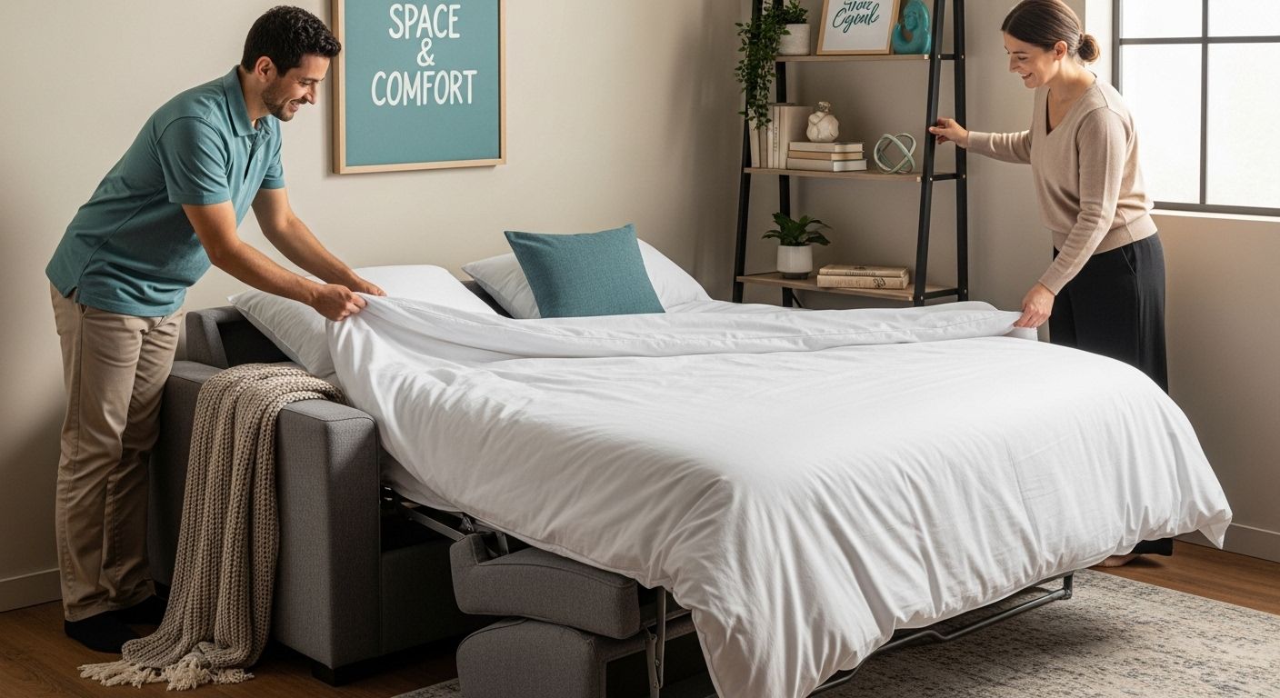 sofa bed comfort space