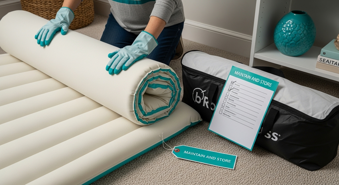 air mattress storage preparation
