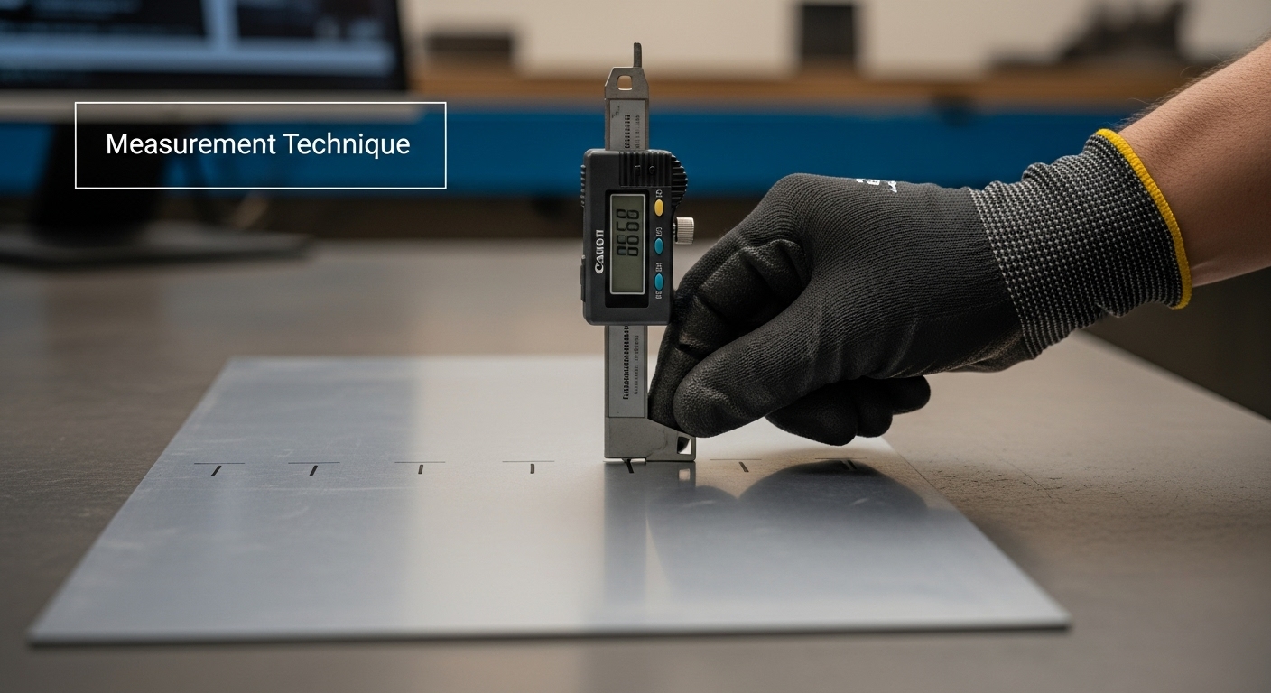 steel sheet thickness gauge usage