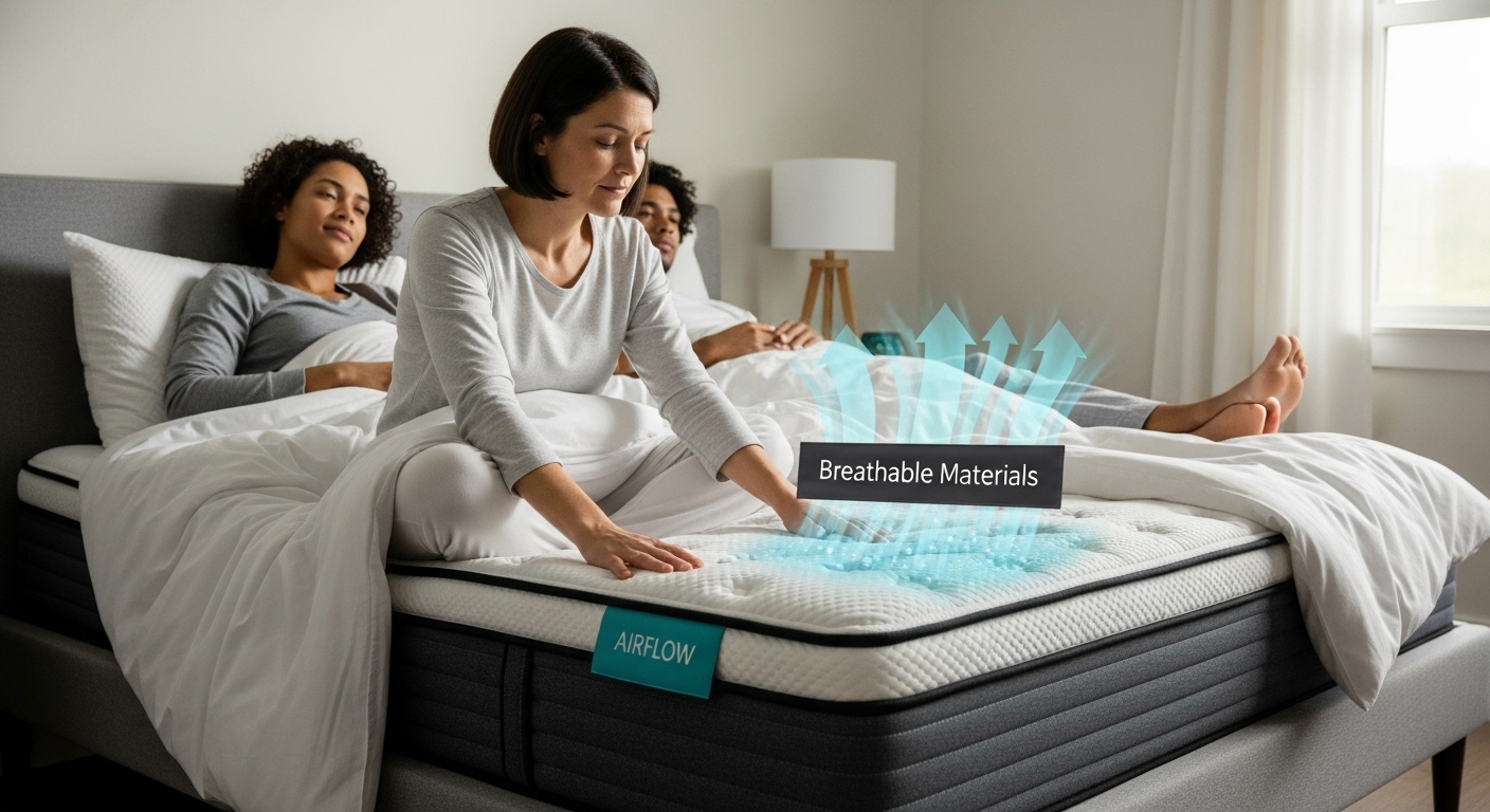 breathable cooling mattress
