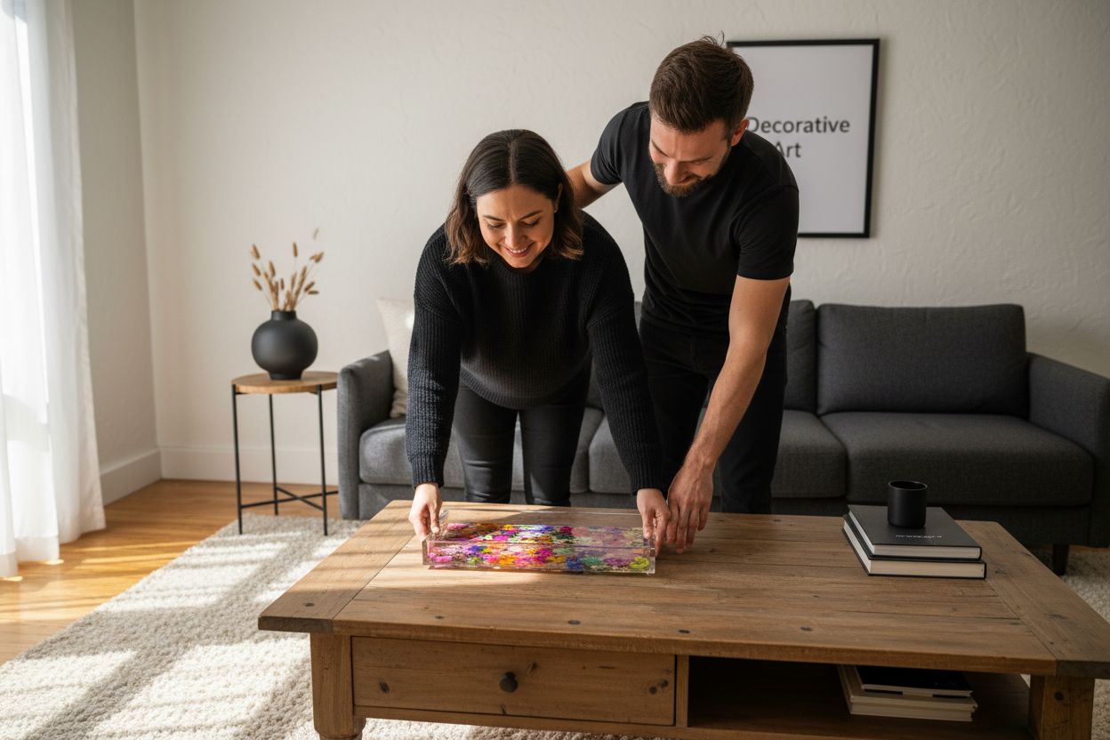 resin art home decor