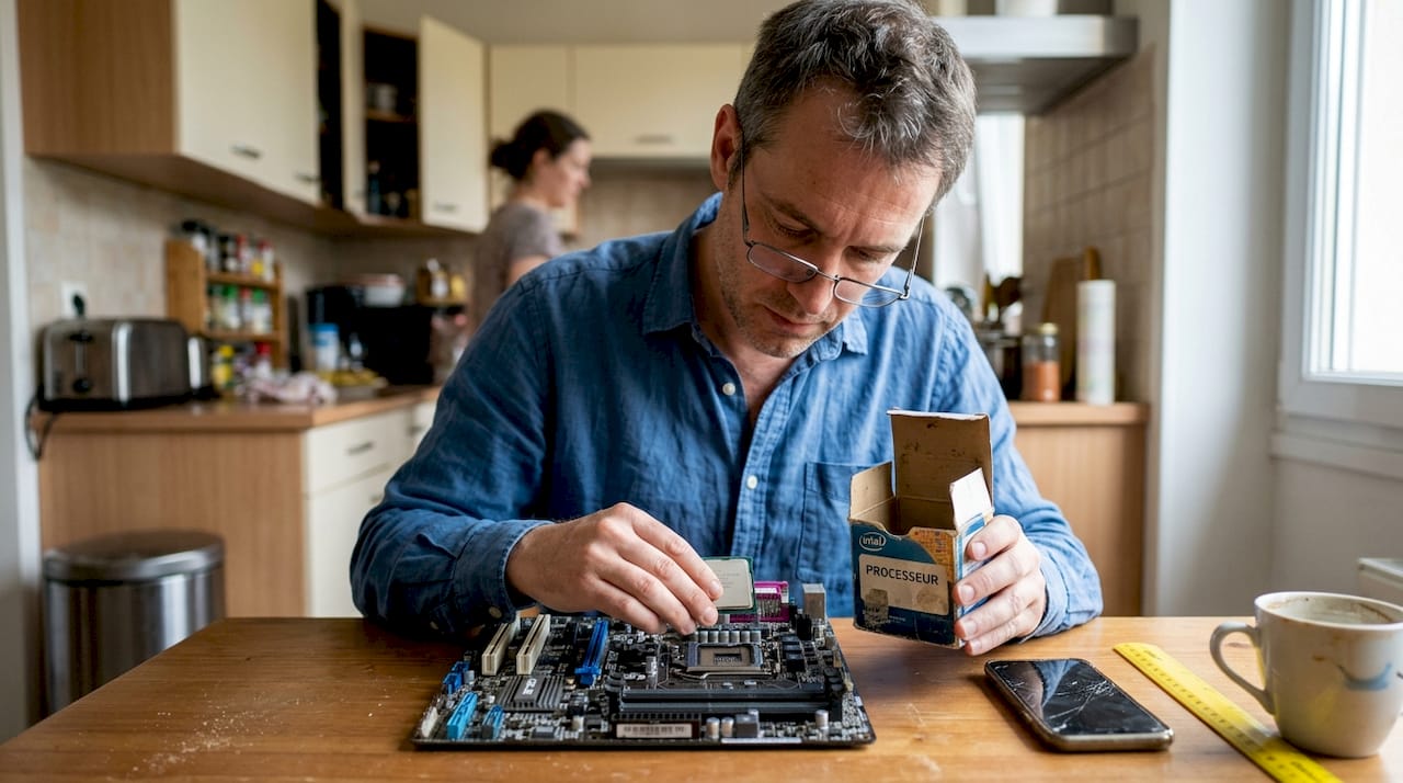 Contrôler la compatibilité du socket processeur avec la carte mère