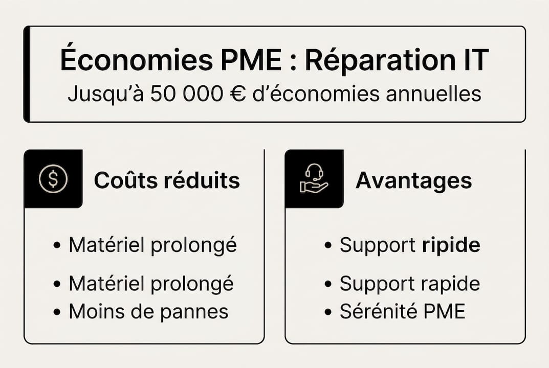 Infographie : comment les PME peuvent optimiser leur budget informatique