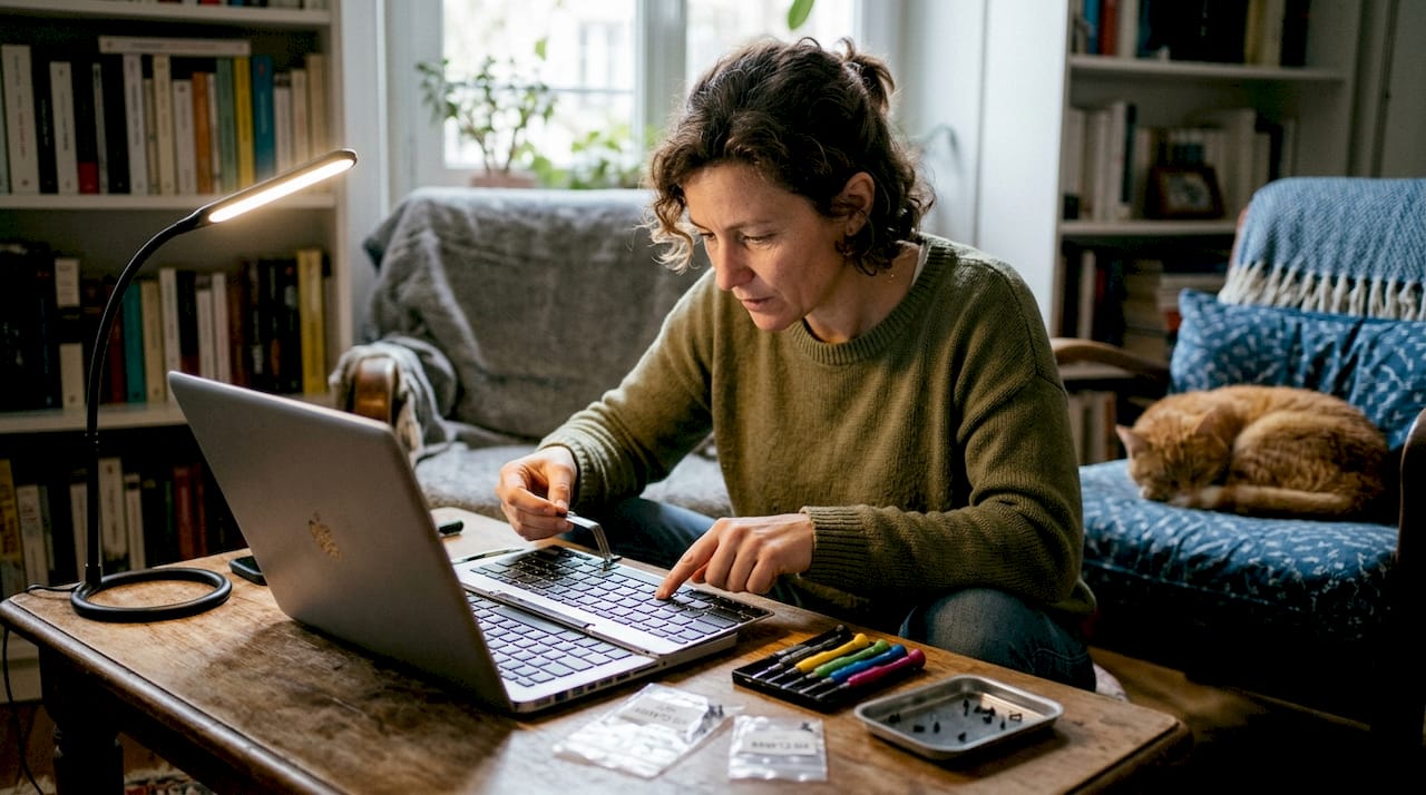 Installer un clavier numérique dans le salon familial