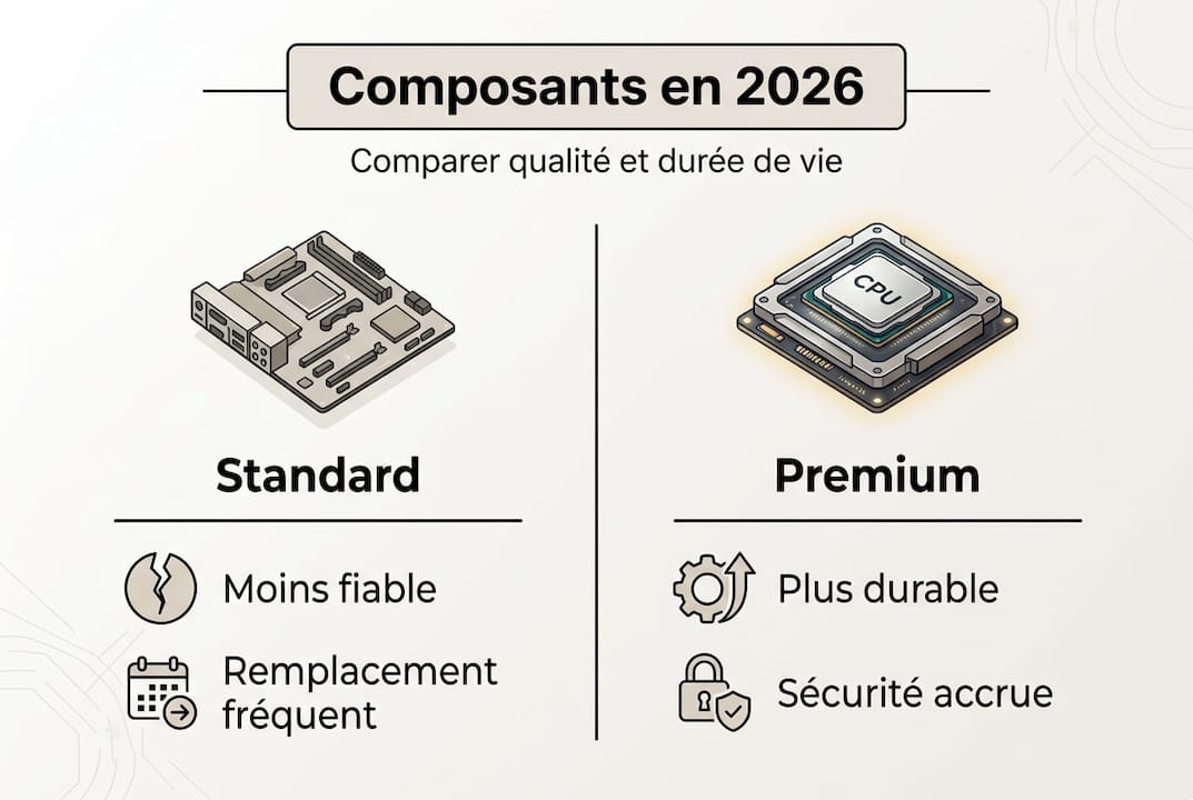 Panorama sur la fiabilité et la longévité des composants informatiques