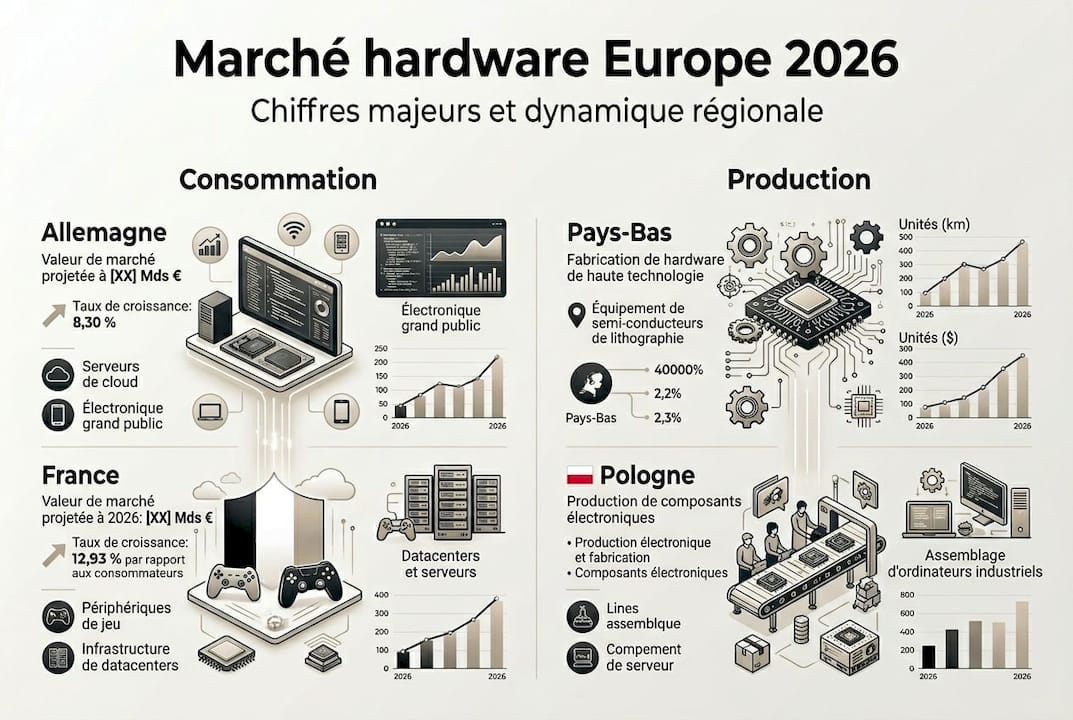 Visualisation interactive du marché européen du hardware