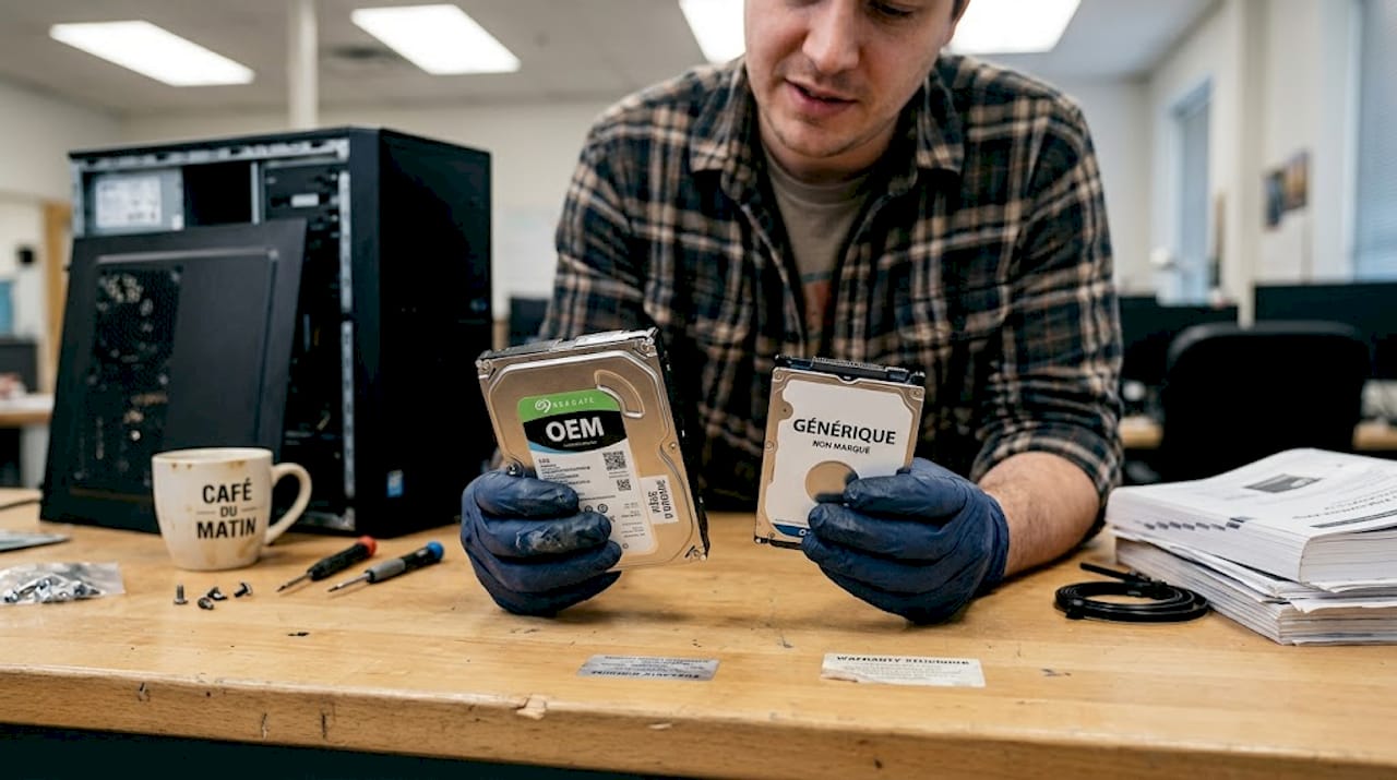 Comparatif entre disques durs d’origine constructeur et modèles compatibles