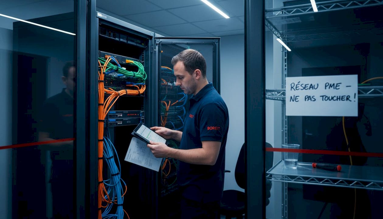 Spécialiste informatique en charge de la gestion et de la maintenance des salles serveurs pour les PME