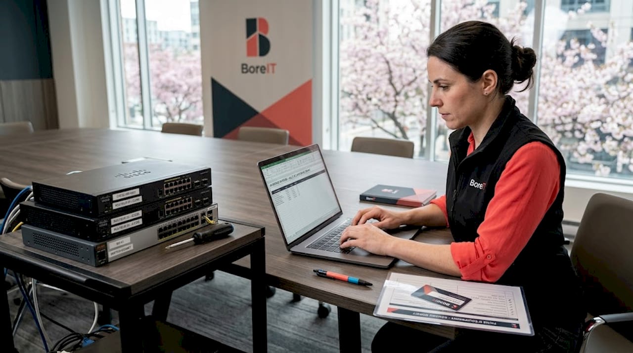 Ingénieure informatique en charge de l’inventaire et de la sécurisation du parc matériel