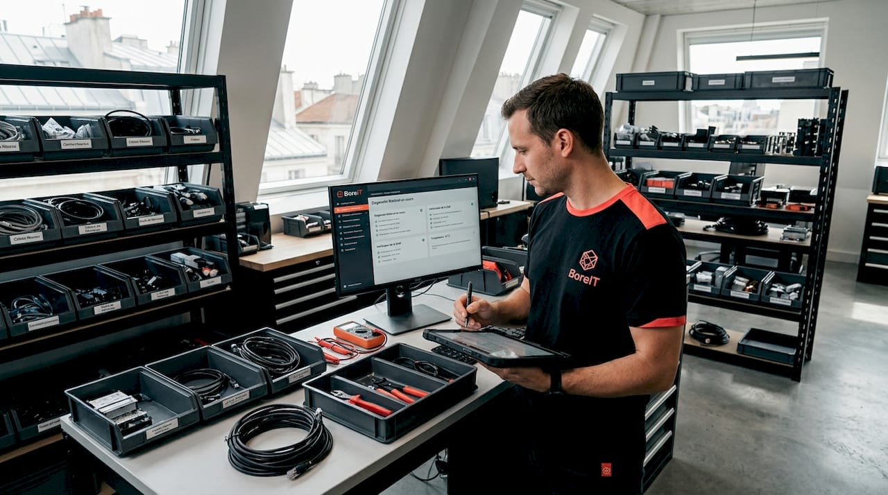 Spécialiste du diagnostic et de la réparation d’écrans en atelier informatique