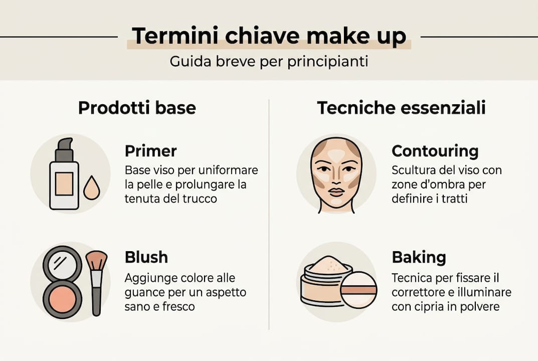 Glossario illustrato dei termini più usati nel make up