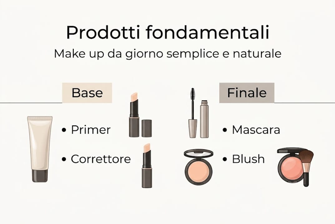 Guida illustrata ai must-have per un trucco da giorno