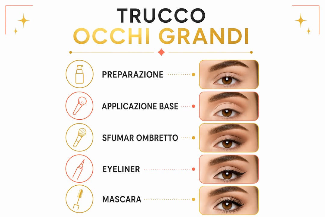 Guida illustrata: tutti i passaggi per valorizzare gli occhi grandi con il trucco