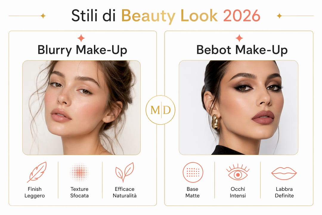 Infografica: i trend make-up a confronto per il 2026