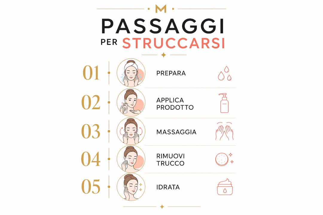 Guida illustrata: tutti i passaggi per struccarsi in modo delicato ed efficace