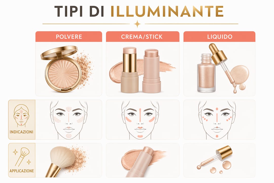 Guida illustrata ai diversi tipi di illuminanti e ai loro principali utilizzi