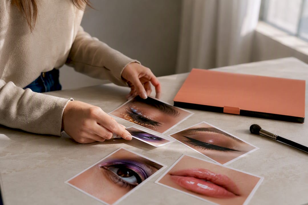 Selezione di foto per il portfolio make-up
