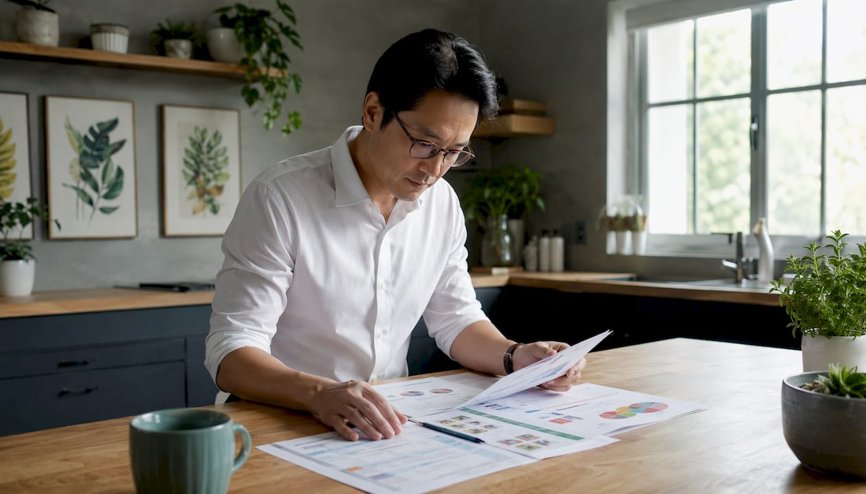 Nutritionist reviewing diet and supplement plans