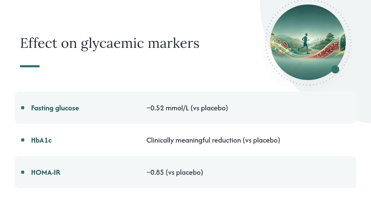 Diagram of berberine blood sugar meta-analysis effects