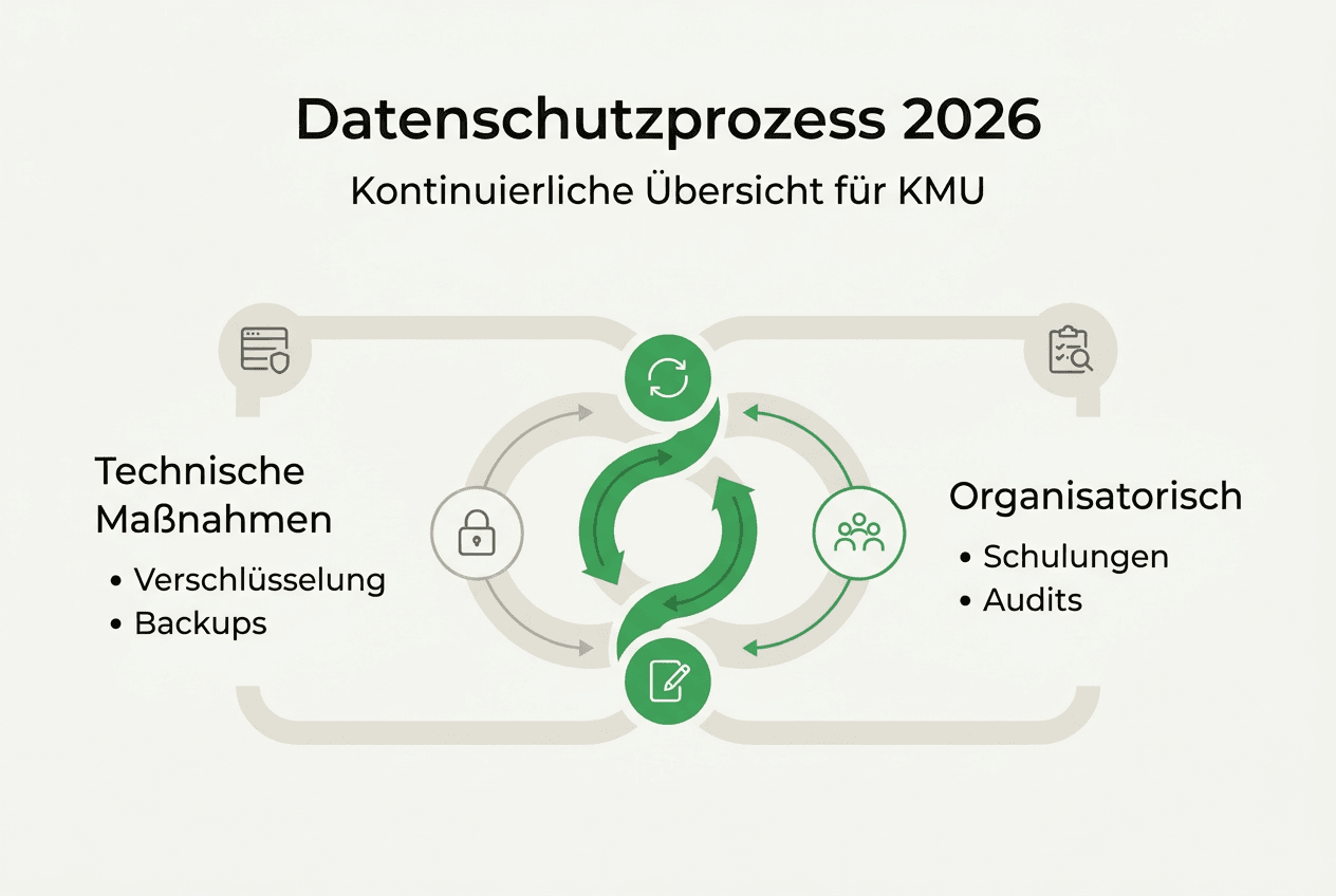 Übersicht: Datenschutz in der Praxis – Abläufe und Schutzmaßnahmen auf einen Blick
