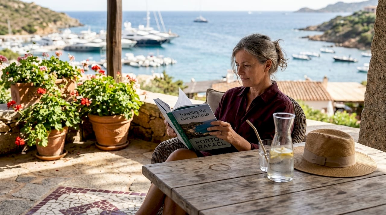 Woman relaxing at luxury Porto Rafael villa