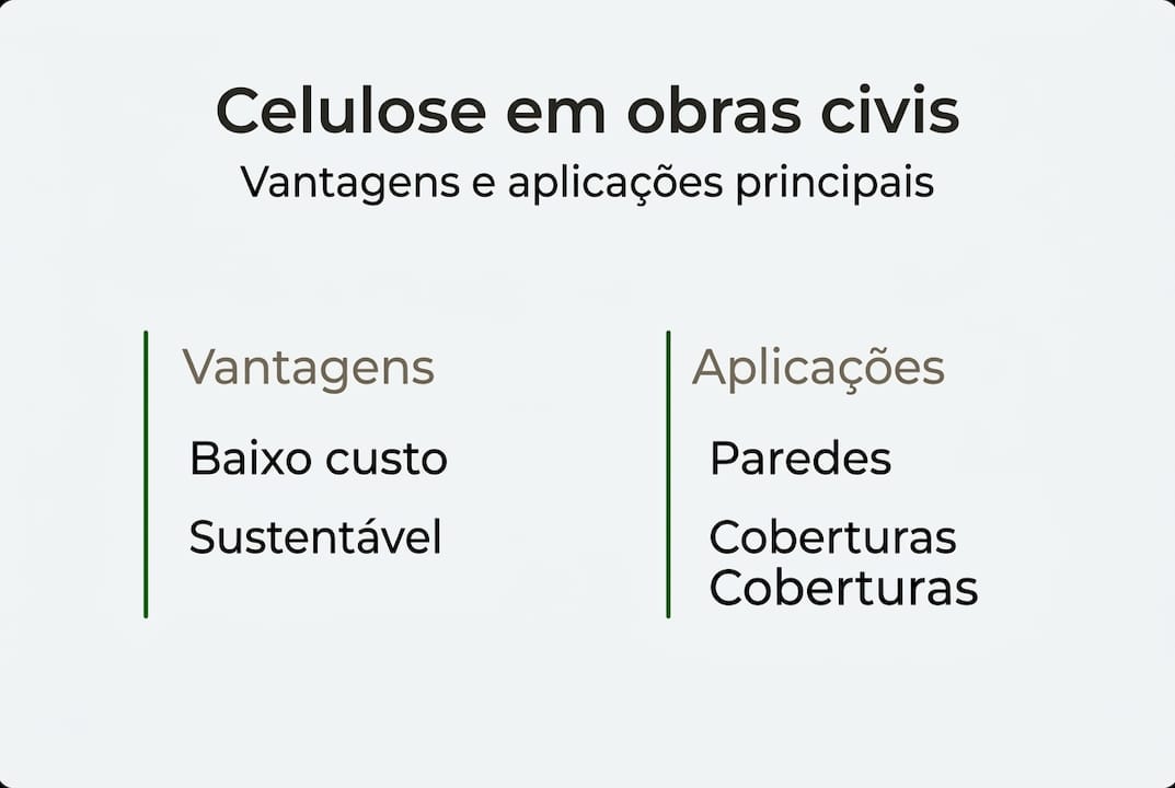 Infográfico: principais benefícios e utilizações da celulose