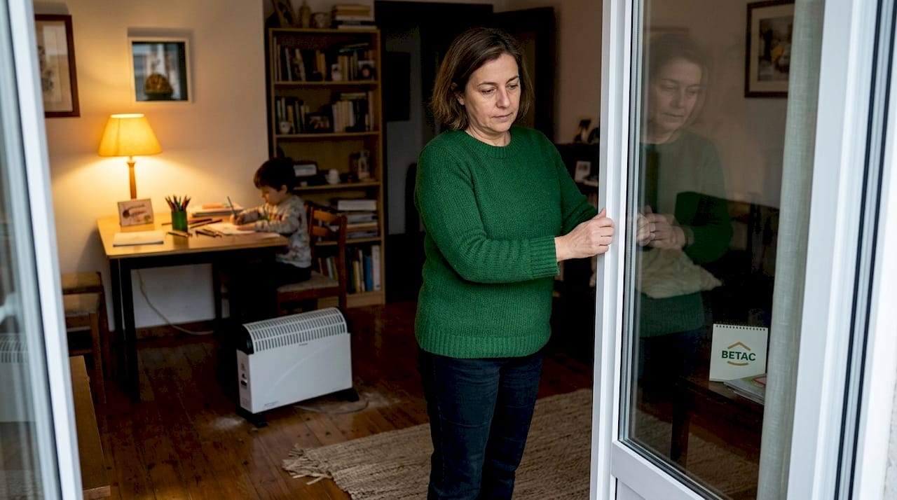 Família encontra formas de manter a casa mais quente e evitar perdas de calor