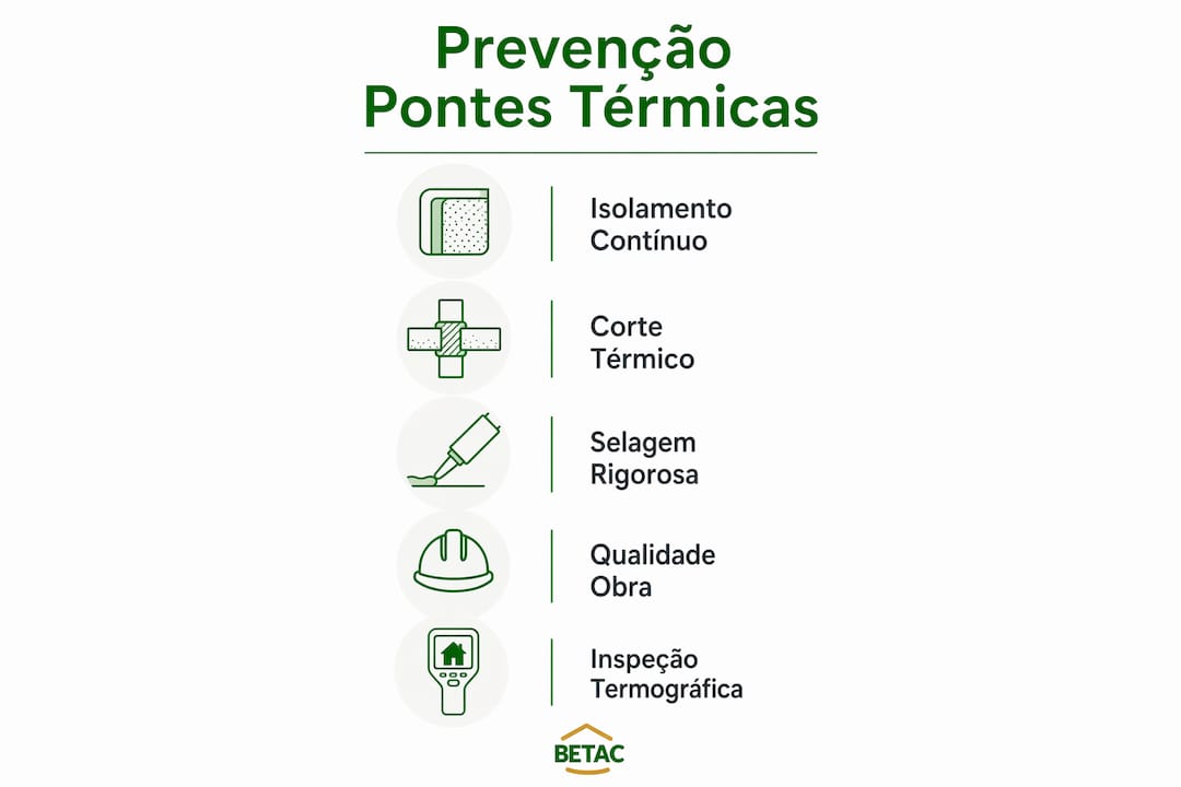 Infografia: Como evitar a formação de pontes térmicas – dicas e boas práticas