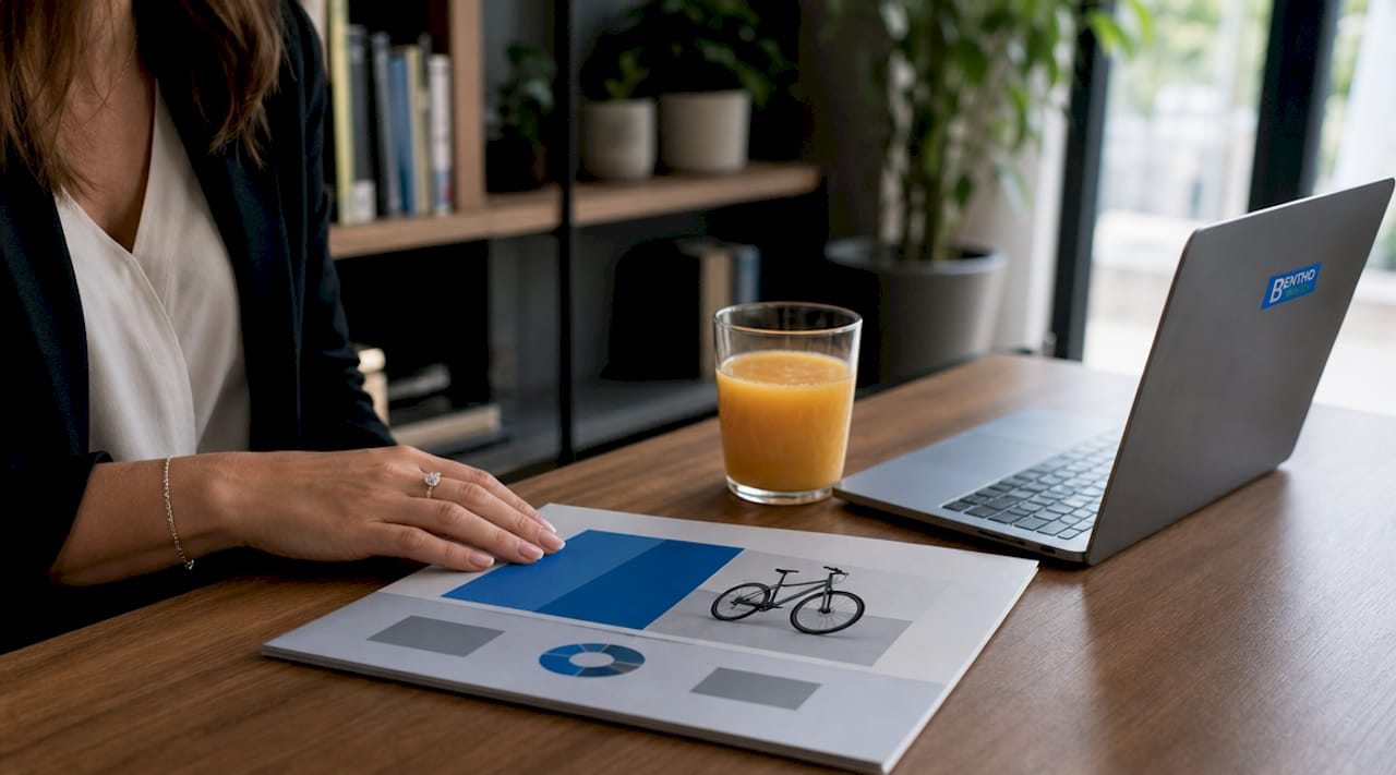 Zwei Hände halten einen Infoflyer mit den wichtigsten E-Bike-Klassen und gesetzlichen Regelungen.