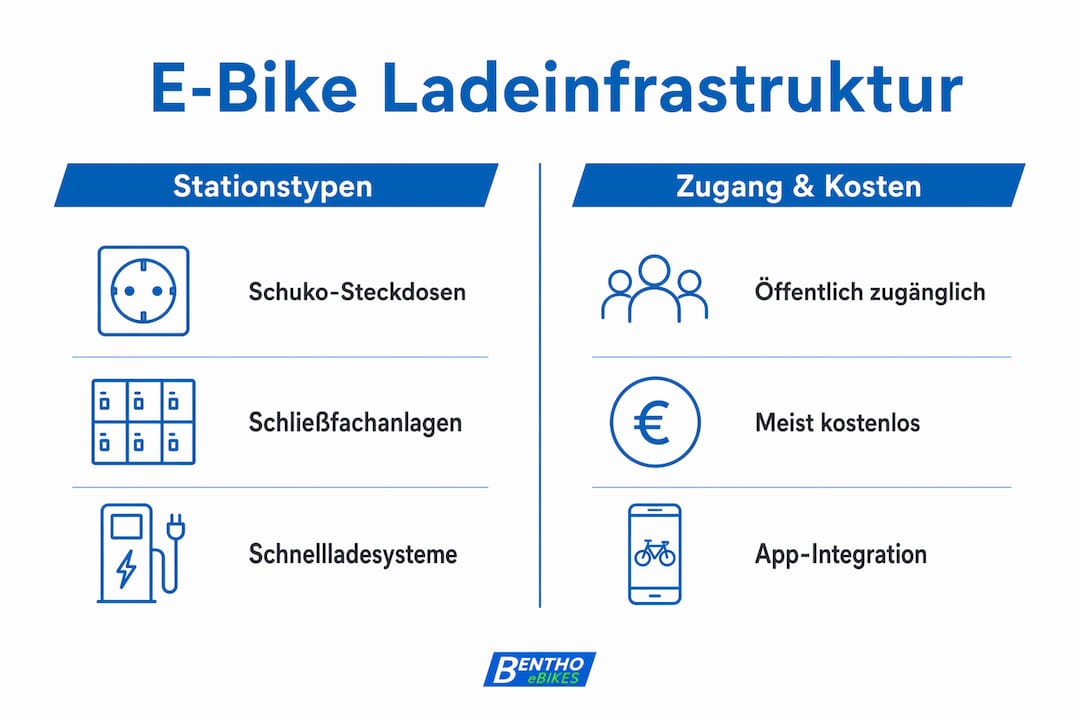 Übersicht: Verschiedene E-Bike-Ladestationen und wie man sie nutzen kann