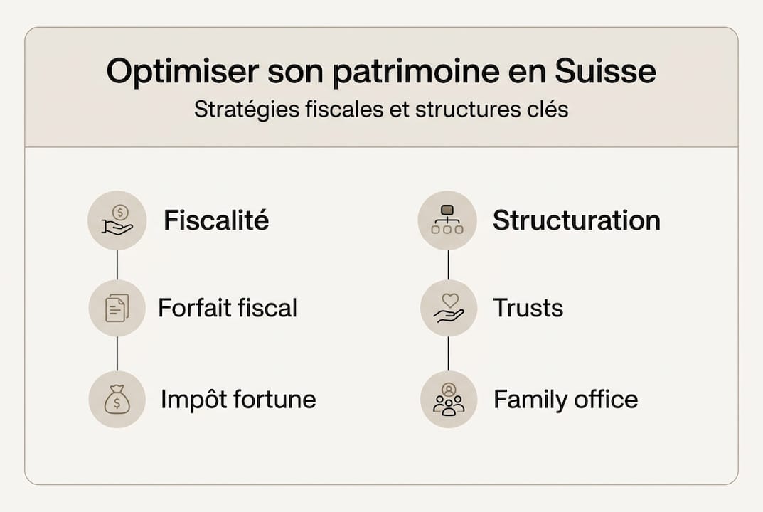 Panorama des solutions de gestion de patrimoine en Suisse : l’essentiel à connaître en un coup d’œil