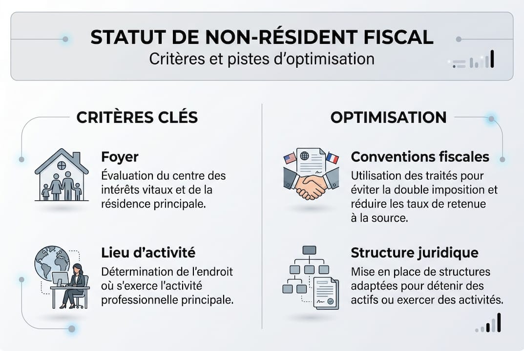 Infographie : tout savoir sur le statut de non-résident fiscal