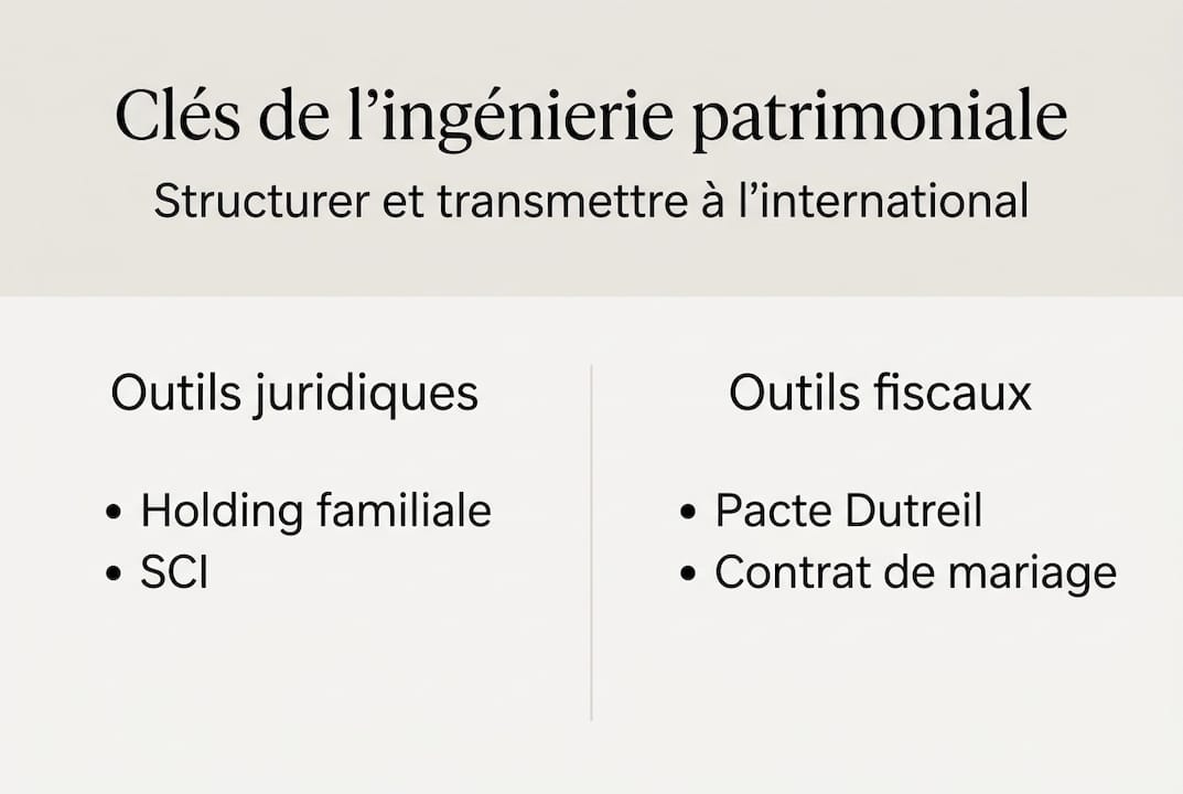 Les incontournables pour bâtir et optimiser un patrimoine à l’international — infographie