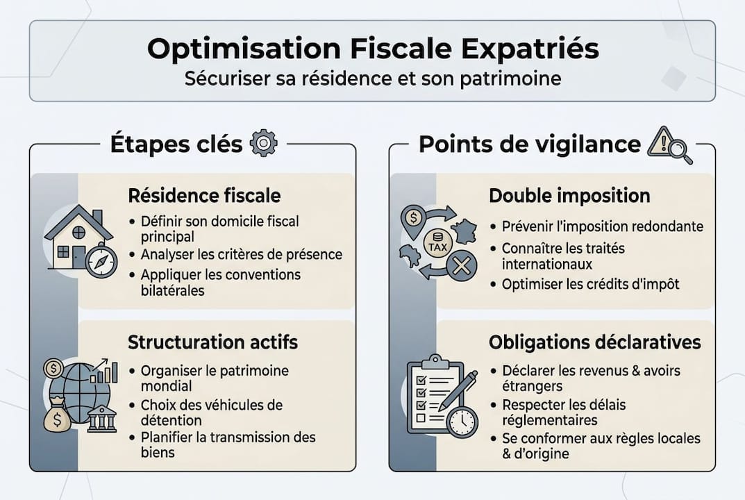 Panorama des enjeux fiscaux et patrimoniaux pour les expatriés