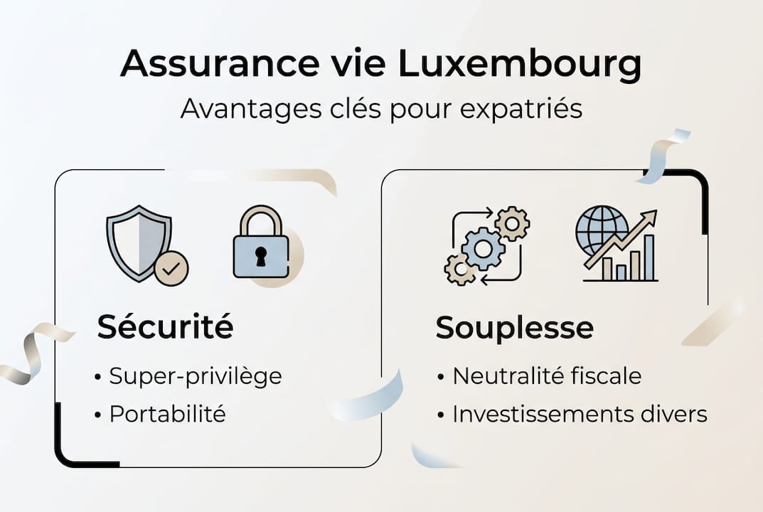 Les atouts de l’assurance vie au Luxembourg en un coup d’œil